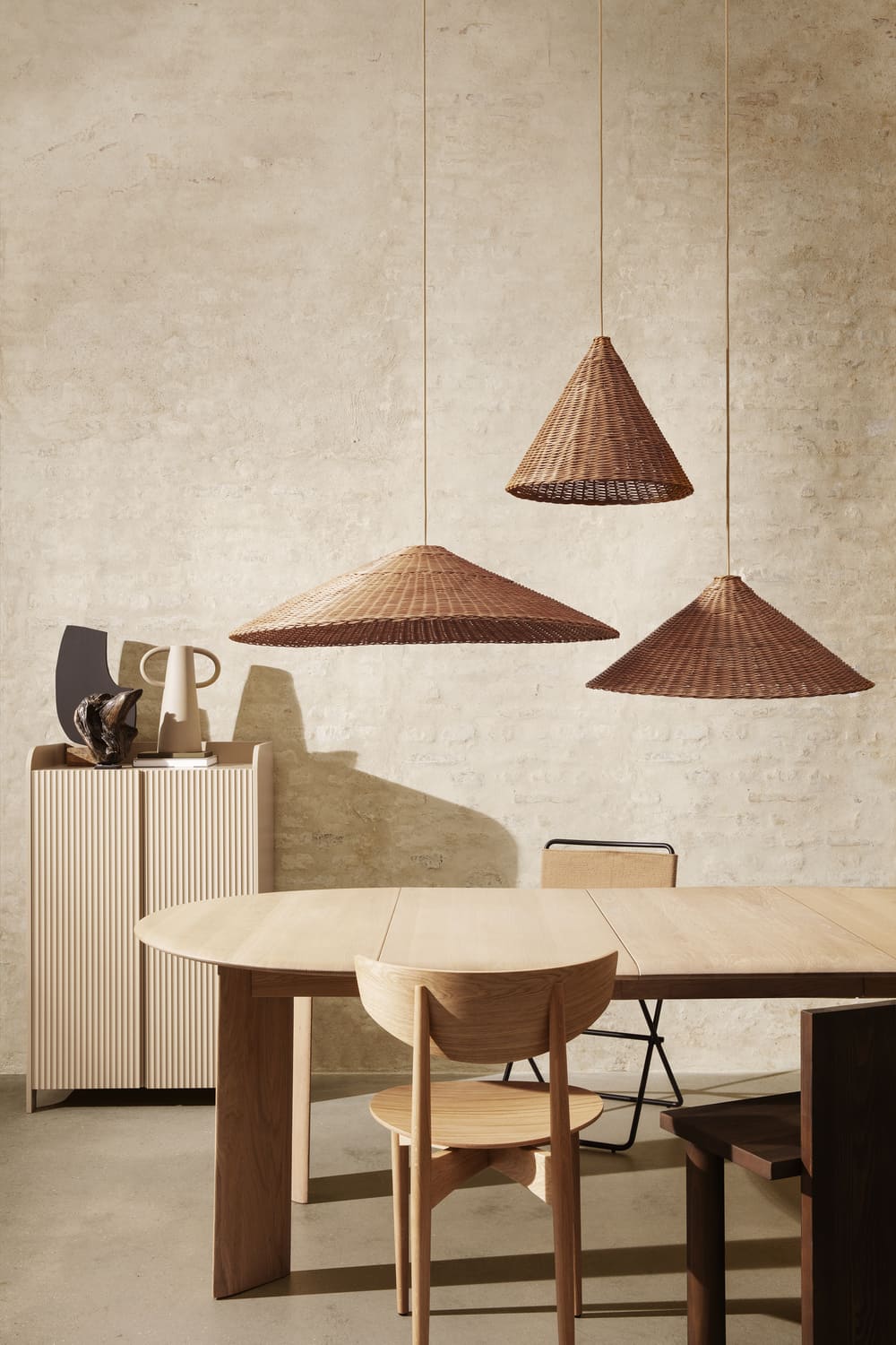 Стол Bevel Table Extendable White Oiled Oak