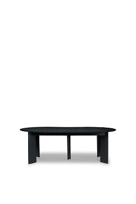 Стол Bevel Table Extendable Black Oiled Oak